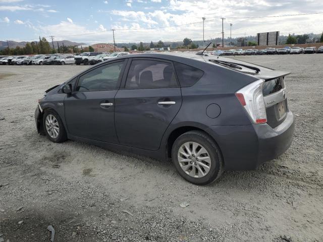 JTDKN3DP2F3074644 - 2015 TOYOTA PRIUS PLUG رمادي صورة 2