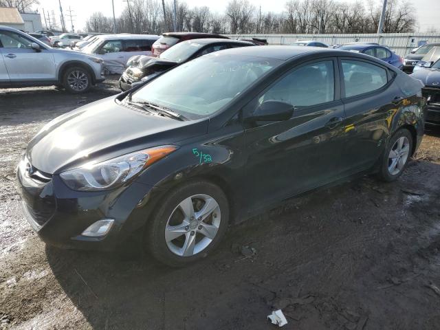 KMHDH4AE4CU203610 - 2012 HYUNDAI ELANTRA GLS BLACK photo 1