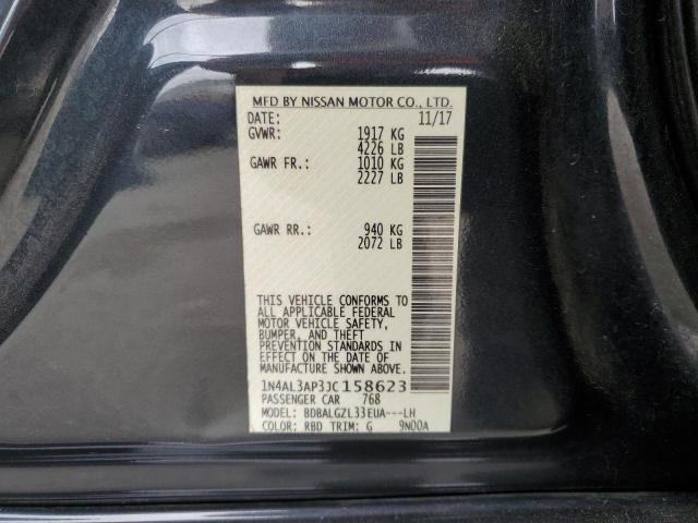 1N4AL3AP3JC158623 - 2018 NISSAN ALTIMA 2.5 石墨色 照片 12