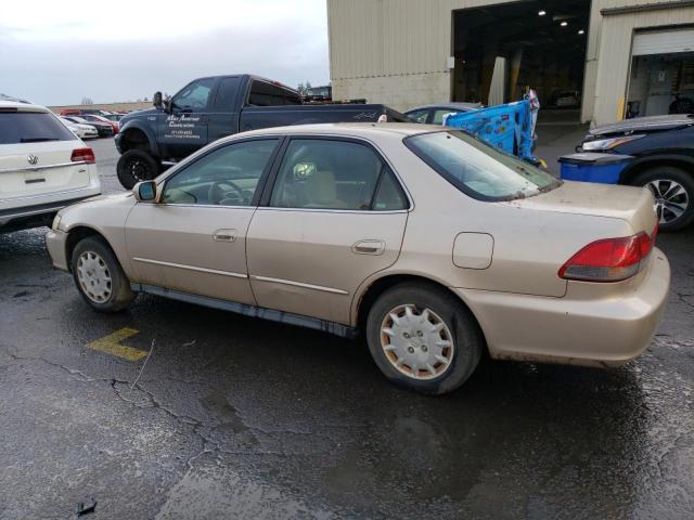 1HGCG55442A085263 - 2002 HONDA ACCORD LX GOLD photo 2