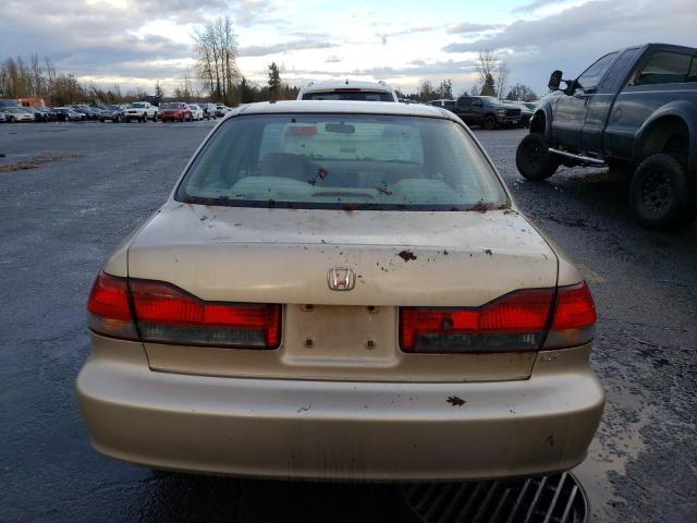 1HGCG55442A085263 - 2002 HONDA ACCORD LX GOLD photo 6