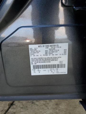 2LMPJ8LR6HBL30398 - 2017 LINCOLN MKX RESERVE رمادي صورة 12