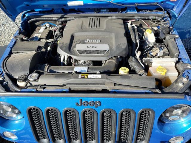 1C4AJWAG3GL223528 - 2016 JEEP WRANGLER SPORT Կապույտ լուսանկար 11
