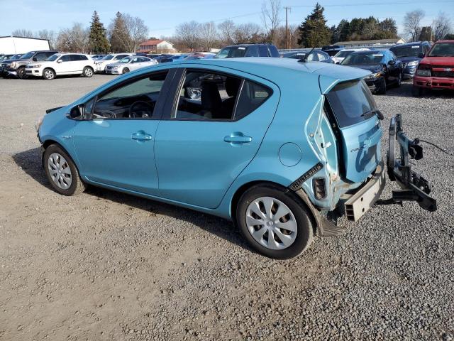 JTDKDTB36D1044218 - 2013 TOYOTA PRIUS C BLUE photo 2