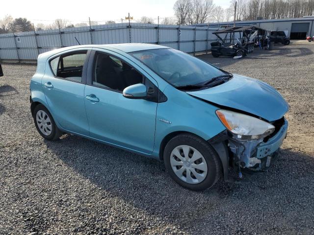 JTDKDTB36D1044218 - 2013 TOYOTA PRIUS C BLUE photo 4