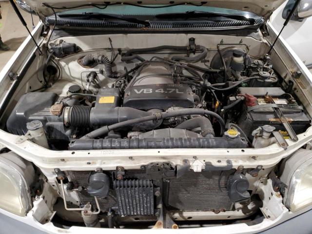 5TBBT44111S192854 - 2001 TOYOTA TUNDRA ACCESS CAB თეთრი ფოტო 11