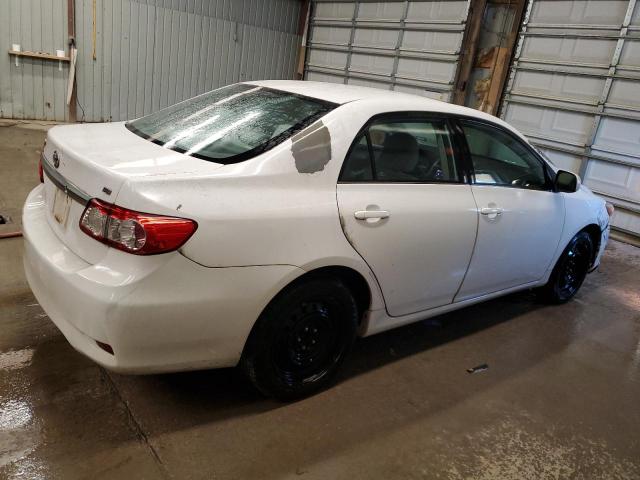 5YFBU4EE3DP201783 - 2013 TOYOTA COROLLA BASE Белый фото 3