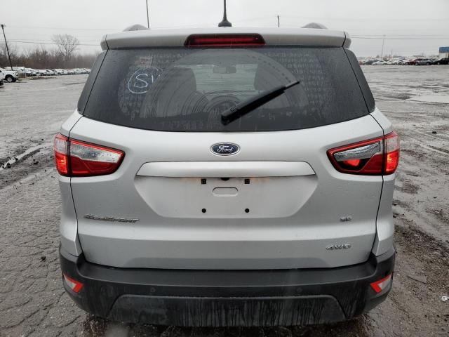 MAJ6P1UL7JC171141 - 2018 FORD ECOSPORT SE SILVER photo 6