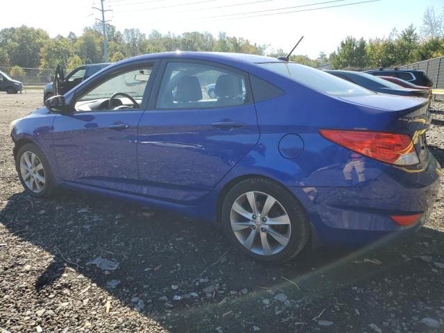 KMHCU4AE9CU195477 - 2012 HYUNDAI ACCENT GLS ლურჯი ფოტო 2