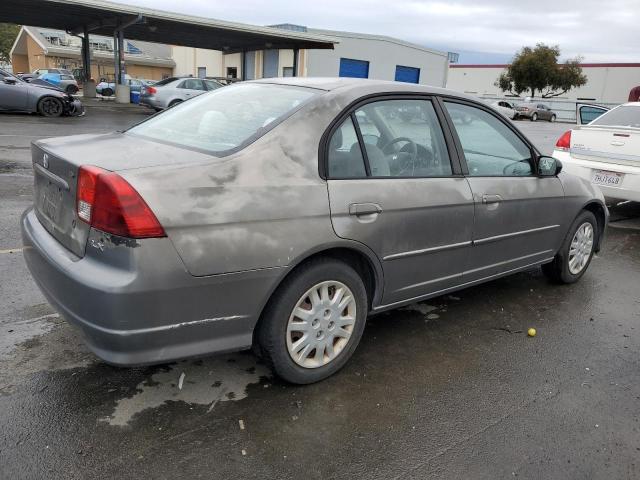 2HGES16664H641139 - 2004 HONDA CIVIC LX BROWN photo 3