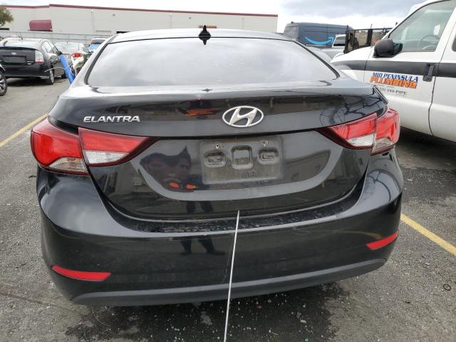 KMHDH4AE5GU530023 - 2016 HYUNDAI ELANTRA SE BLACK photo 6