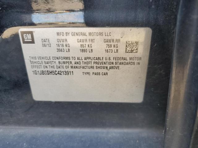 1G1JB6SH5C4213911 - 2012 CHEVROLET SONIC LS Qara foto 12