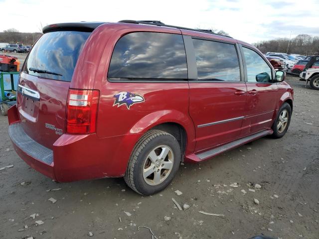 2D4RN5D11AR402872 - 2010 DODGE GRAND CARA SXT RED photo 3