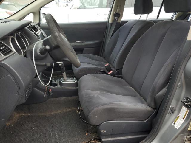 3N1BC13E58L432176 - 2008 NISSAN VERSA S GRAY photo 7