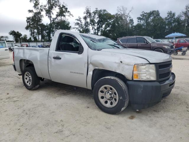 1GCNCPEX8BZ146267 - 2011 CHEVROLET SILVERADO C1500 SILVER photo 4