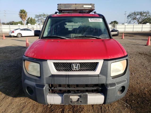 5J6YH28655L028490 - 2005 HONDA ELEMENT EX RED photo 5