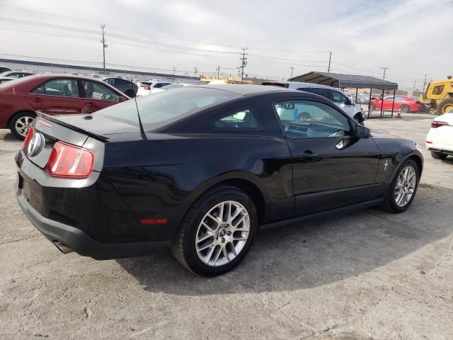 1ZVBP8AM4C5210075 - 2012 FORD MUSTANG BLACK photo 3