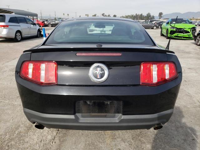 1ZVBP8AM4C5210075 - 2012 FORD MUSTANG BLACK photo 6