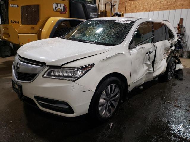 5FRYD4H49FB021590 - 2015 ACURA MDX TECHNOLOGY WHITE photo 1