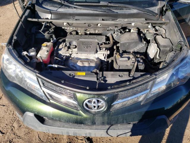 2T3RFREV5DW086986 - 2013 TOYOTA RAV4 XLE GREEN photo 11