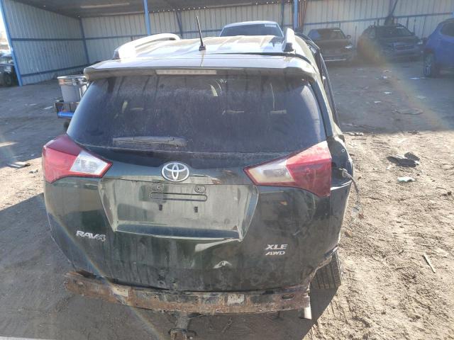 2T3RFREV5DW086986 - 2013 TOYOTA RAV4 XLE GREEN photo 6