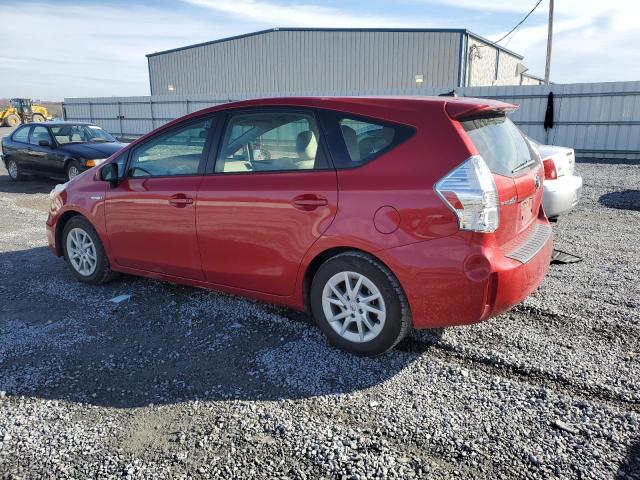 JTDZN3EU6D3277343 - 2013 TOYOTA PRIUS V RED photo 2