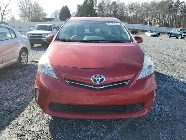 JTDZN3EU6D3277343 - 2013 TOYOTA PRIUS V RED photo 5