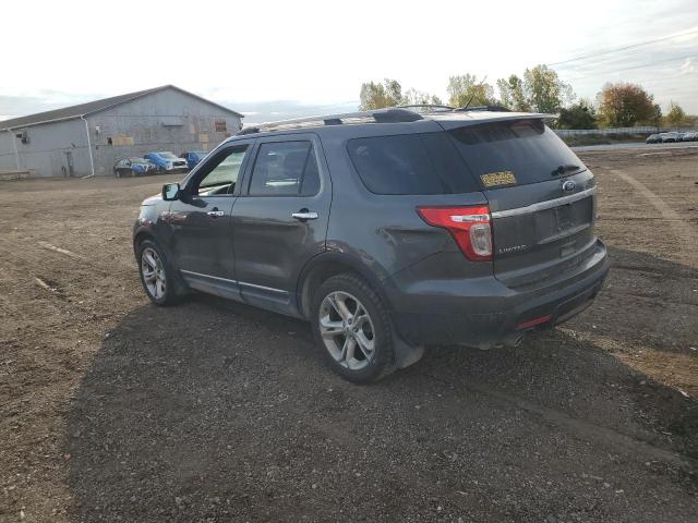1FM5K8F82FGB33141 - 2015 FORD EXPLORER LIMITED GRAY photo 2