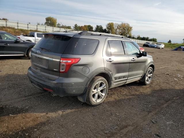 1FM5K8F82FGB33141 - 2015 FORD EXPLORER LIMITED GRAY photo 3