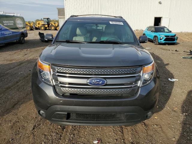 1FM5K8F82FGB33141 - 2015 FORD EXPLORER LIMITED GRAY photo 5