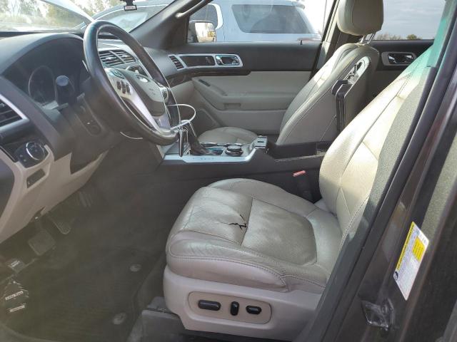 1FM5K8F82FGB33141 - 2015 FORD EXPLORER LIMITED GRAY photo 7