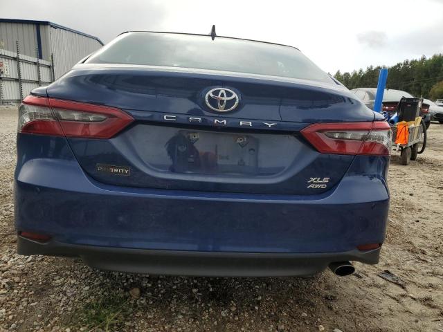 4T1F11BK5RU116744 - 2024 TOYOTA CAMRY XLE BLUE photo 6