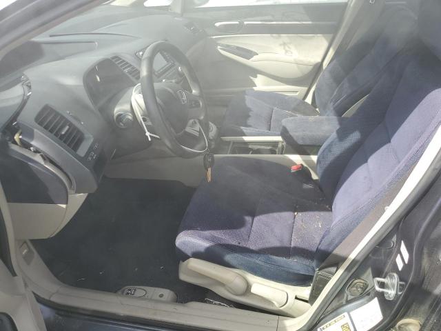 JHMFA36247S000064 - 2007 HONDA CIVIC HYBRID BLUE photo 7