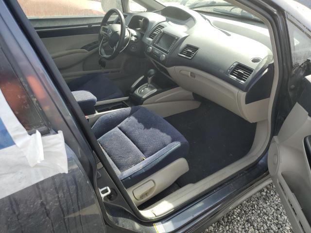 JHMFA36247S000064 - 2007 HONDA CIVIC HYBRID BLUE photo 8