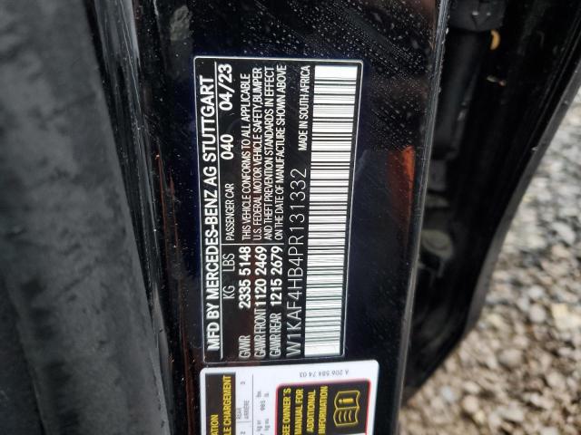 W1KAF4HB4PR131332 - 2023 MERCEDES-BENZ C 300 4MATIC BLACK photo 12