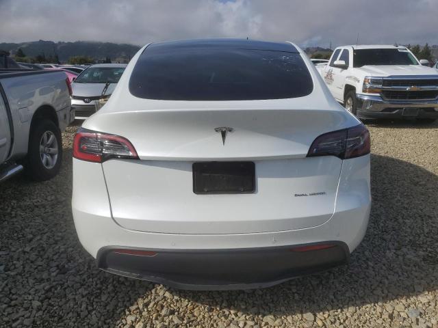 7SAYGAEE1NF403523 - 2022 TESLA MODEL Y Білий фото 6