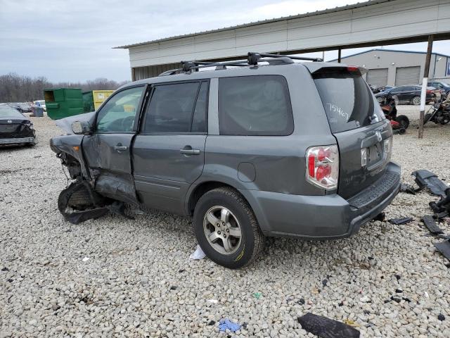 2HKYF18437H516574 - 2007 HONDA PILOT EX GRAY photo 2