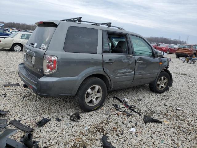 2HKYF18437H516574 - 2007 HONDA PILOT EX GRAY photo 3