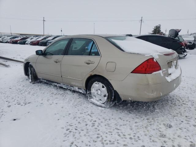 3HGCM56497G706173 - 2007 HONDA ACCORD LX GOLD photo 2