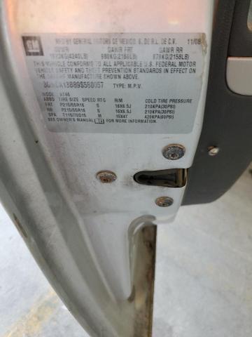 3GNCA13B89S580057 - 2009 CHEVROLET HHR LS SILVER photo 13