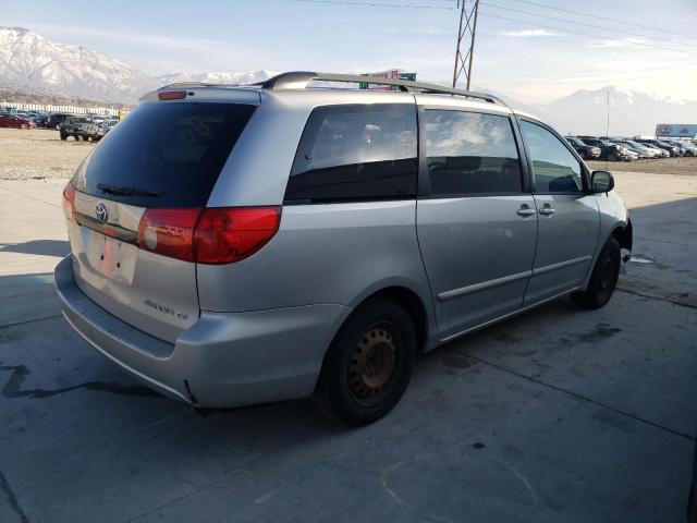 5TDZK23C68S109235 - 2008 TOYOTA SIENNA CE GRAY photo 3