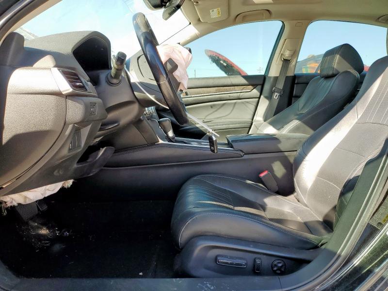 1HGCV1F55JA258003 - 2018 HONDA ACCORD EXL أسود صورة 7