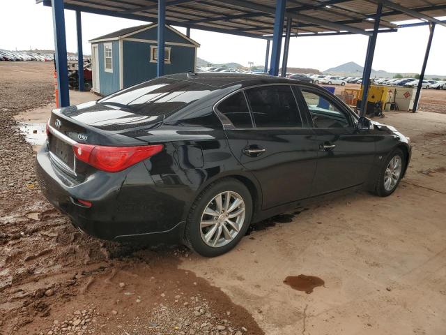 JN1BV7AR0FM412570 - 2015 INFINITI Q50 BASE BLACK photo 3