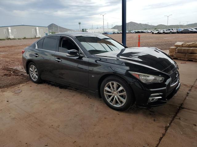 JN1BV7AR0FM412570 - 2015 INFINITI Q50 BASE BLACK photo 4