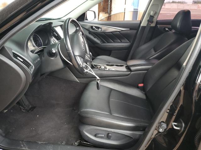 JN1BV7AR0FM412570 - 2015 INFINITI Q50 BASE BLACK photo 7