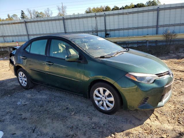 2T1BURHE6GC555293 - 2016 TOYOTA COROLLA L GREEN photo 4