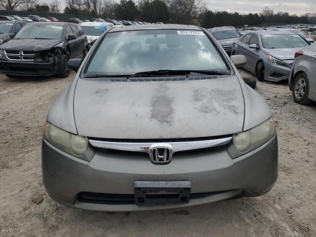 2HGFA16888H512186 - 2008 HONDA CIVIC EX GRAY photo 5