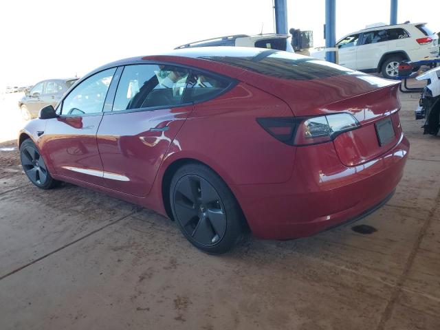 5YJ3E1EB1MF938224 - 2021 TESLA MODEL 3 Rot Foto 2