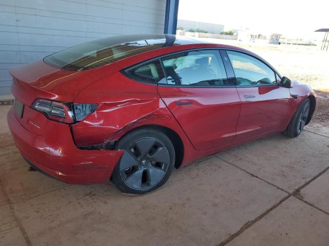 5YJ3E1EB1MF938224 - 2021 TESLA MODEL 3 Rot Foto 3