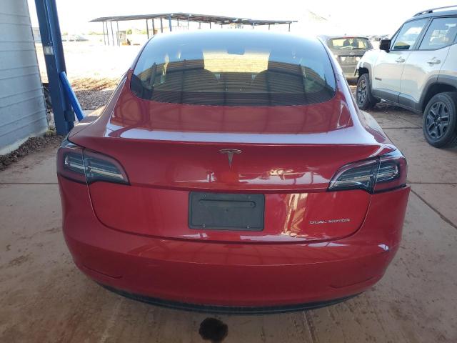 5YJ3E1EB1MF938224 - 2021 TESLA MODEL 3 Rot Foto 6